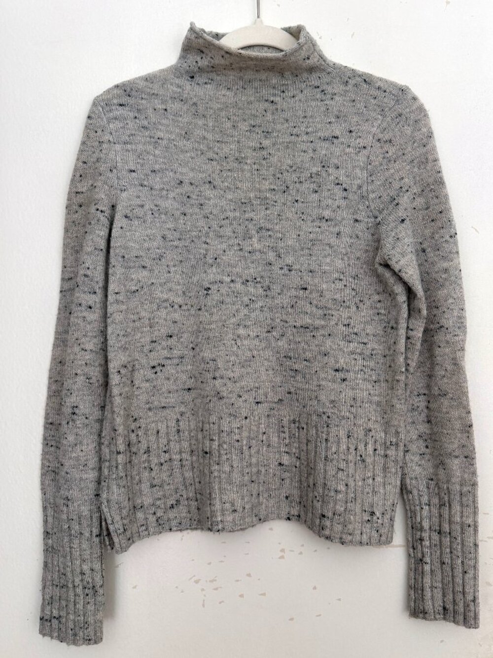 Madewell funnel neck gray sweater- M